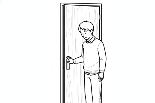 扉が開くとき、心に鍵がかかる