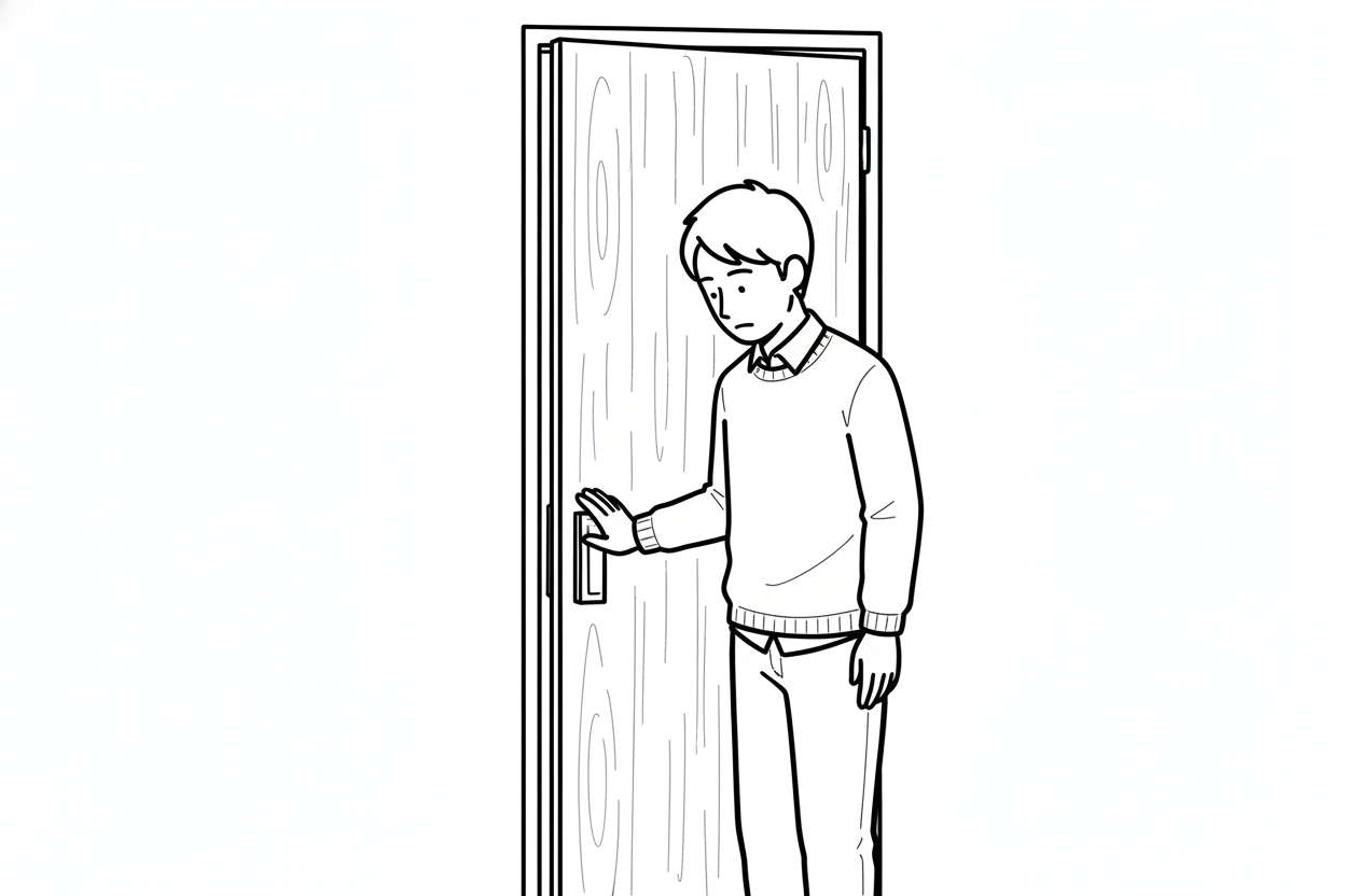 扉が開くとき、心に鍵がかかる