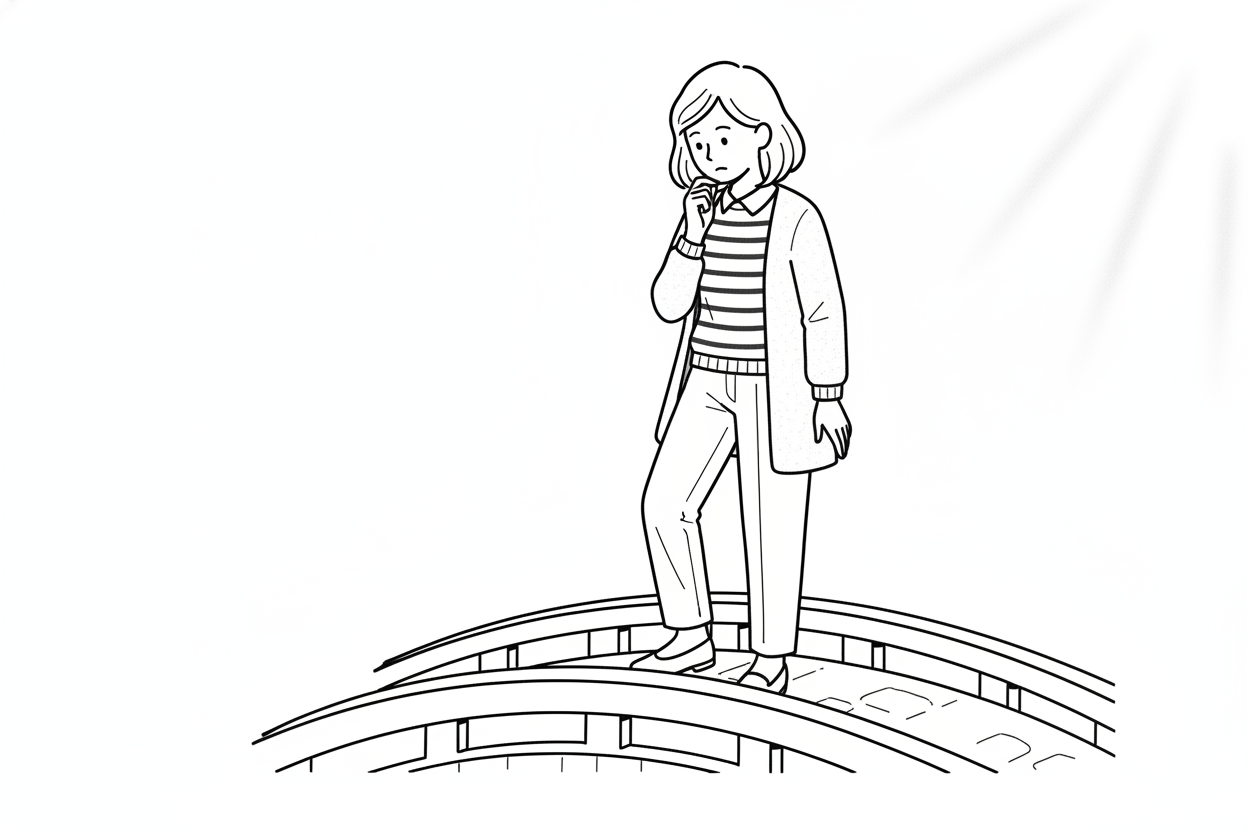 足が動かないまま、それでも一歩は始まっていた