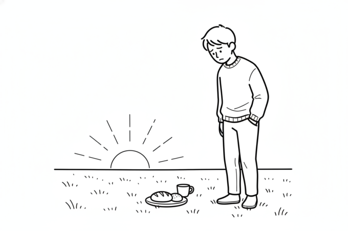 逃げた夜を知っていた人が、朝に食事を用意していた