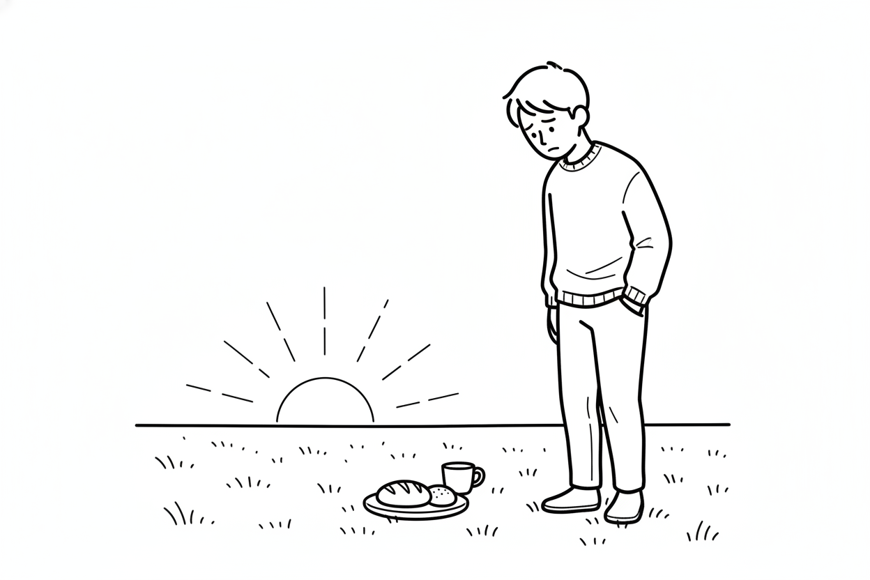 逃げた夜を知っていた人が、朝に食事を用意していた