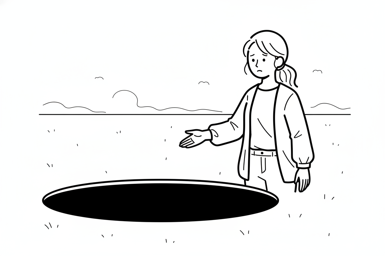 正しく生きていた人が、穴に落とされた日